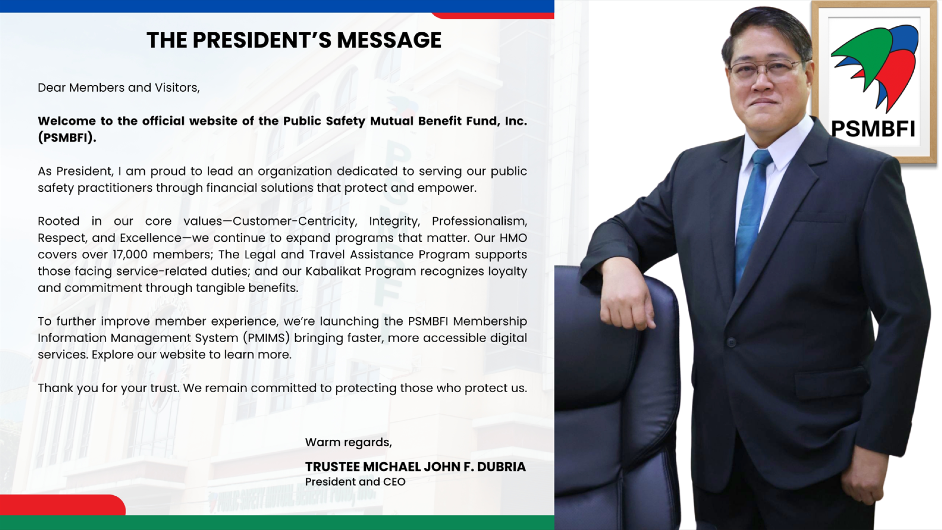 President's Mesage